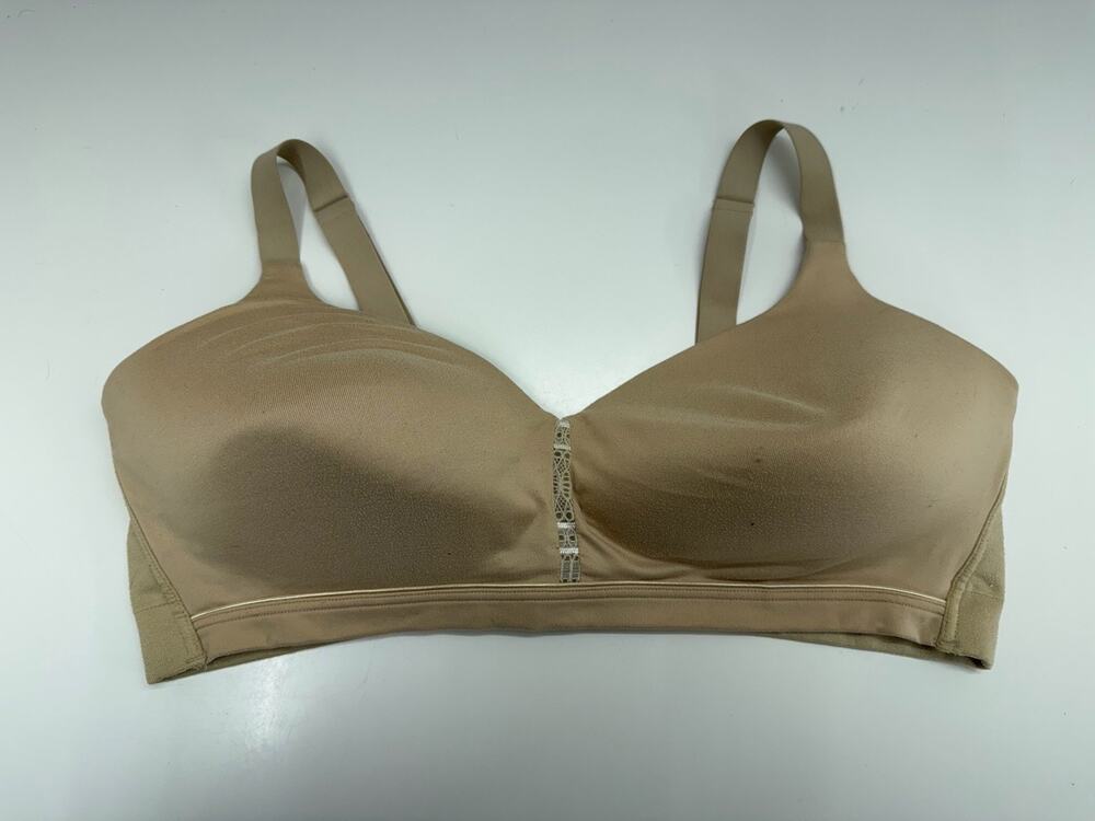 Vanity Fair Womens Bra Size 42D Cups Brown Wireless Adjustable Bra